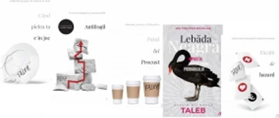 Pachet Nassim Nicholas Taleb: 1. Cand pielea ta e in joc; 2. Antifragil; 3. Patul lui Procust; 4. Lebada neagra; 5. Pacalit de hazard