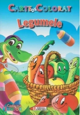 Carte de colorat - Legumele