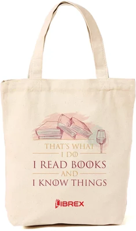 Sacosa eco bumbac - That's what I do, I read books