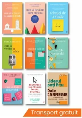 Pachet complet Dale Carnegie - Set 9 carti
