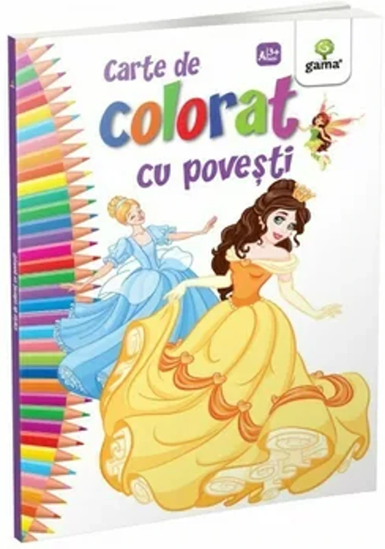Carte de colorat cu povesti