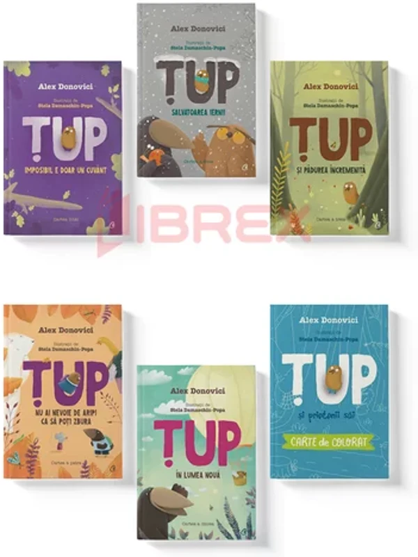 Pachet Aventurile lui Tup. Set 6 carti