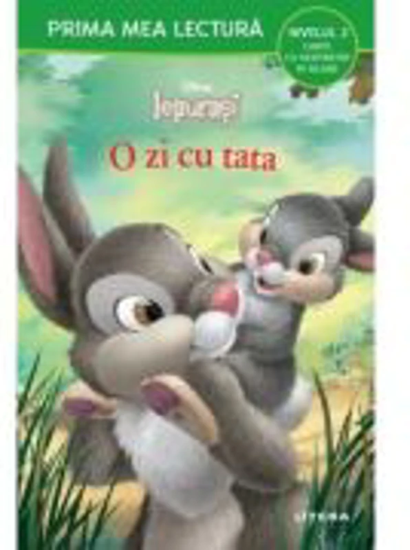 Disney Iepurasi. O zi cu tata (Nivelul 2 Carte cu despartiri in silabe)