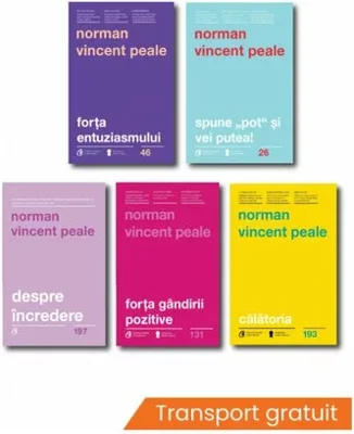 Pachet complet Norman Vincent Peale - Set 5 carti