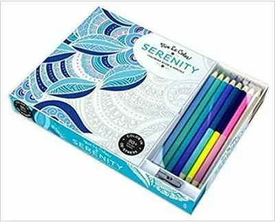 Vive Le Color! Serenity (Coloring Book And Pencils)