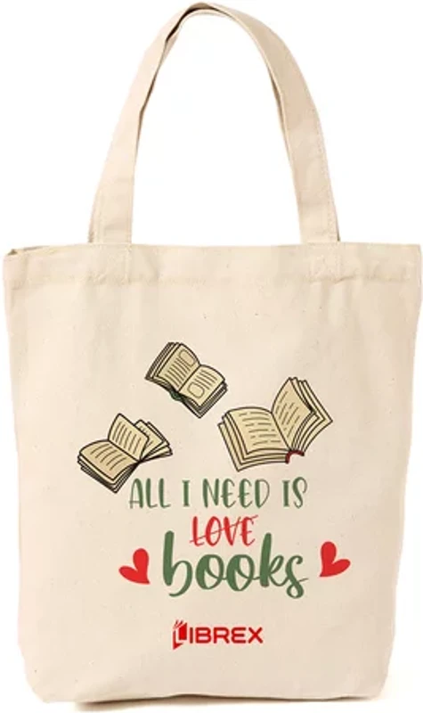 Sacosa eco bumbac - All I need is books