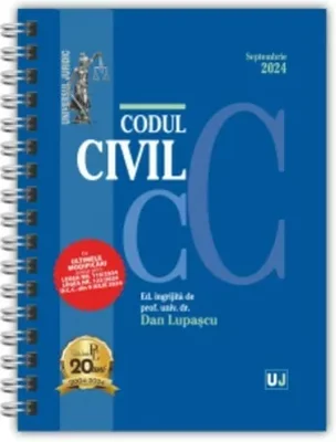 Codul civil Septembrie 2024 EDITIE SPIRALATA