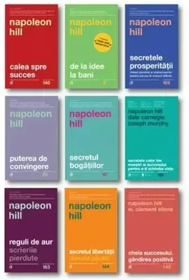 Pachet complet Napoleon Hill - Set 9 carti
