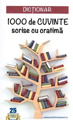 Dictionar 1000 de cuvinte scrise cu cratima