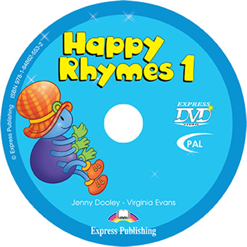 Curs limba engleza Happy Rhymes 1 DVD - Jenny Dooley, Virginia Evans
