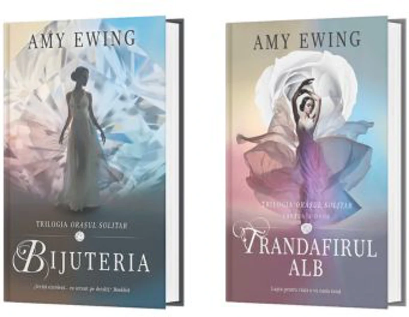 Pachet format din 2 titluri Bijuteria, Trandafirul alb - Amy Ewing