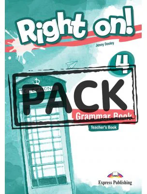 Curs limba engleza Right On 4 Manualul profesorului Gramatica cu Digibook App. - Jenny Dooley