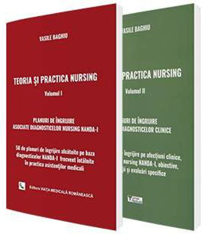 Teoria si practica nursing: Volumele 1-2 Planuri de ingrijire asociate diagnosticelor clinice si de nursing