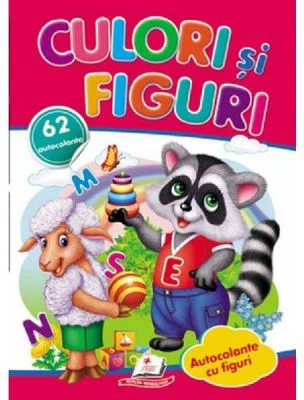 Culori si figuri. 62 autocolante