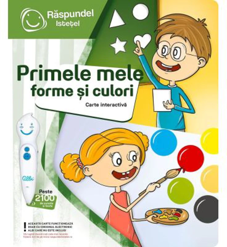 Raspundel Istetel, carte interactiva Primele mele forme si culori