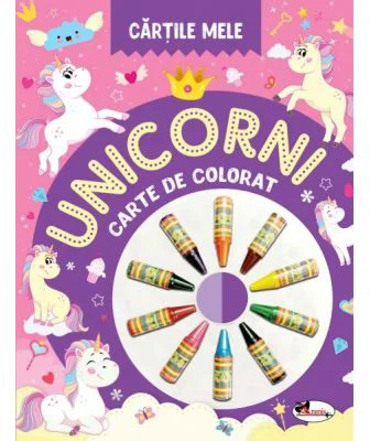 Cartile mele de colorat. Unicorni