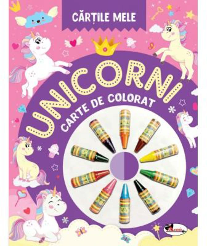 Cartile mele de colorat. Unicorni