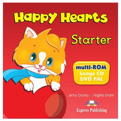 Curs limba engleza Happy Hearts Starter Multi-Rom - Jenny Dooley, Virginia Evans