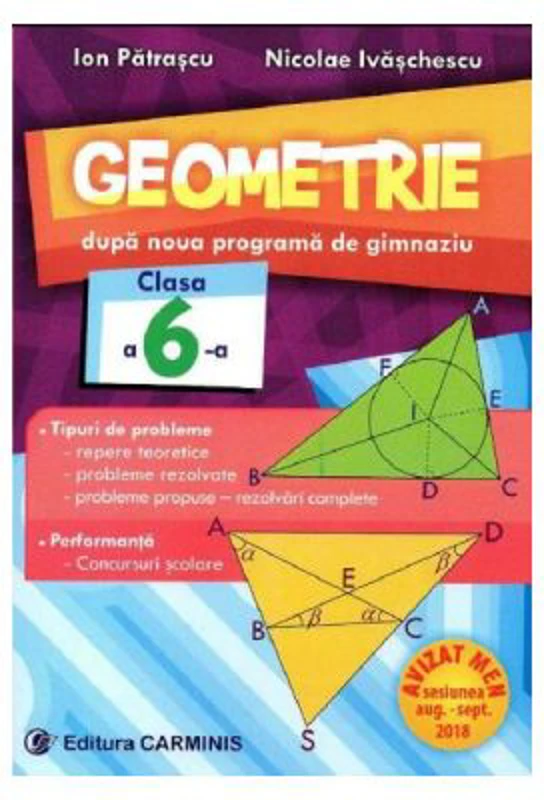 Geometrie. Dupa noua programa de gimnaziu. Clasa a 6-a - Ion Patrascu