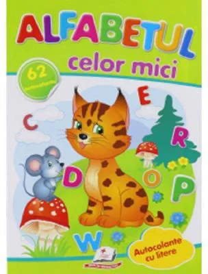 Alfabetul celor mici. 62 autocolante
