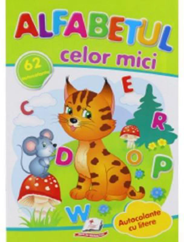 Alfabetul celor mici. 62 autocolante