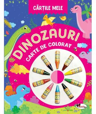 Cartile mele de colorat. Dinozauri