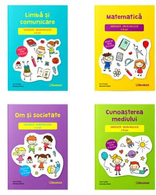 Pachet educational gradinita pentru grupa mijlocie 4 - 5 ani - Irina Curelea