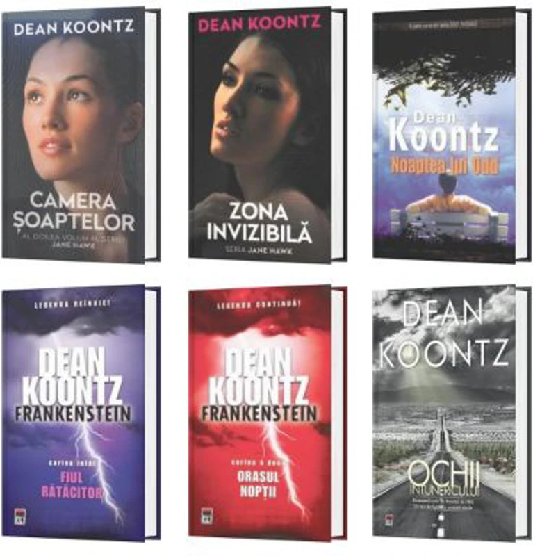 Pachet format din 6 titluri, Camera soaptelor, Zona invizibila, Noaptea lui Odd de Autorul Dean Koontz
