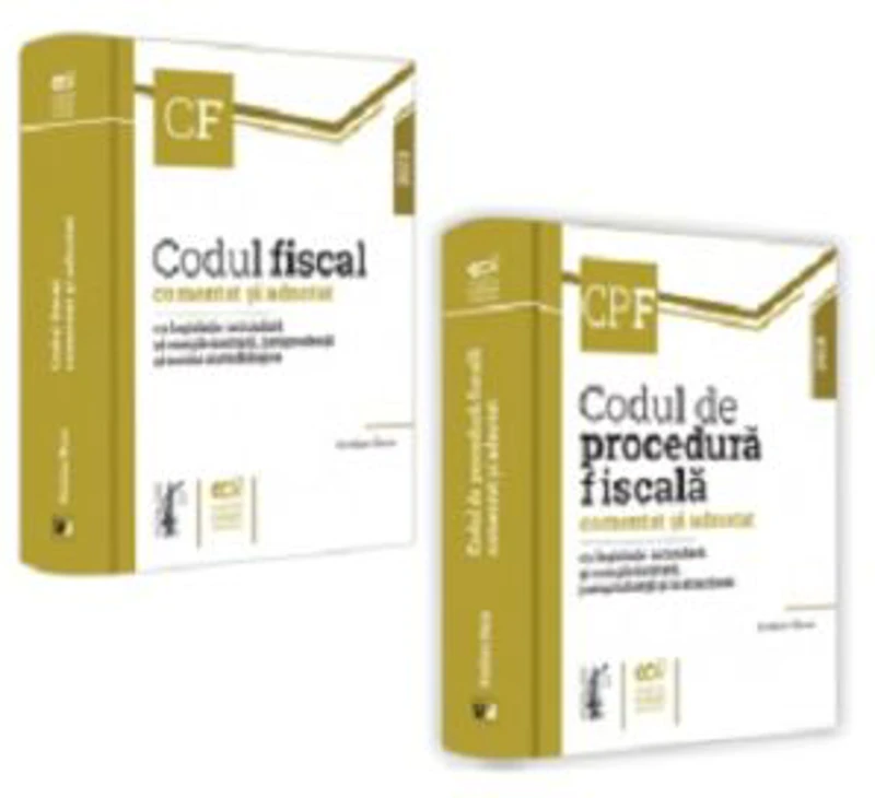 PACHET. Codul de procedura fiscala si Codul fiscal comentat si adnotat cu legislatie secundara si complementara 2023 - Emilian Duca