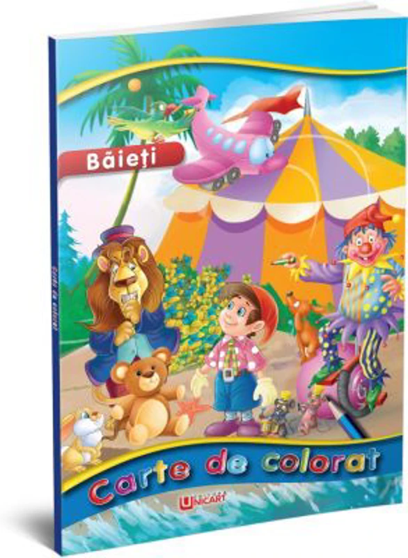 Carte De Colorat A4. Baieti