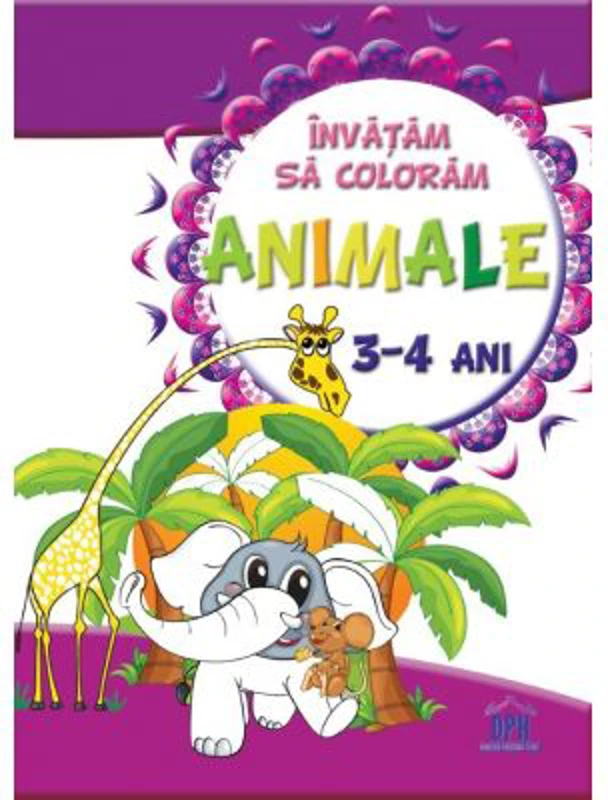 Invatam sa coloram. Animale