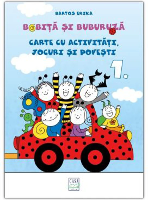 Bobita si Buburuza. Carte cu activitati, jocuri si povesti nr. 1