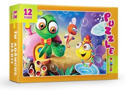 Puzzle. In adancul marii, 12 piese