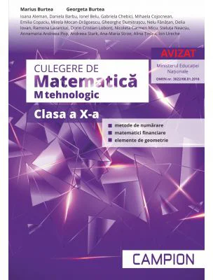 Culegere de Matematica M tehnologic pentru clasa a 10-a
