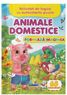 Formeaza imaginea. Animale domestice + 65 autocolante