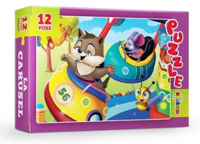 Puzzle. La carusel, 12 piese