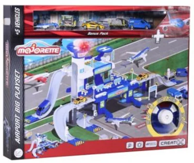 Set aeroport cu peste 100 de accesorii, Majorette