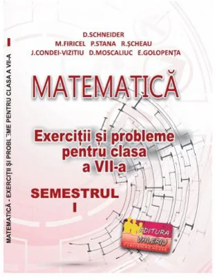 Matematica. Exercitii si probleme pentru clasa a 7-a, semestrul 1 - Delia Schneider