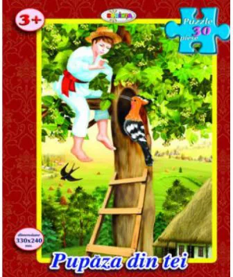 Puzzle Pupaza din tei