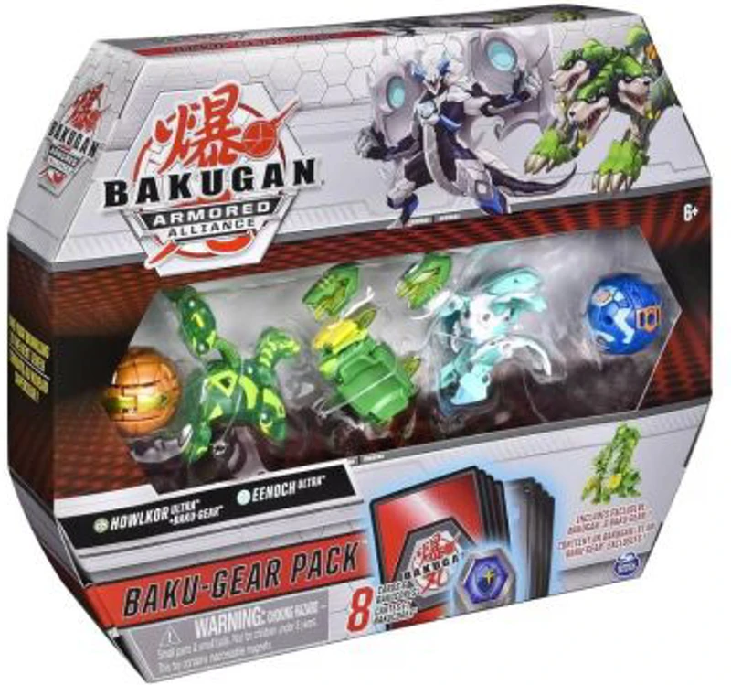 Bakugan S2 Set de lupta Ultra Howlkor si Eenoch cu Baku-gear