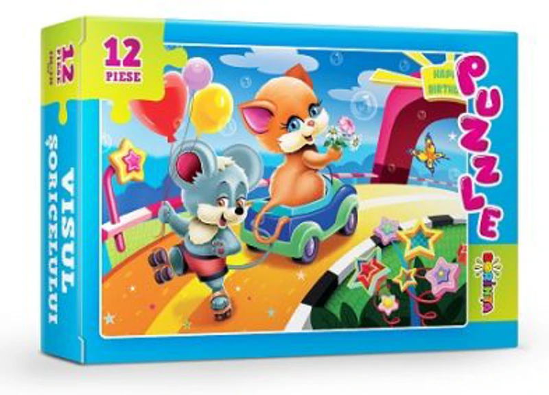 Puzzle. Visul soricelului, 12 piese