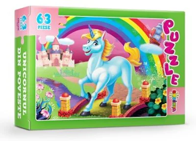 Puzzle. Unicornul din poveste, 63 piese