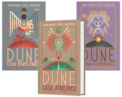 Pachet Preludiul Dunei din 3 carti, Casa Harkonnen, Casa Atreides, Casa Corrino, Brian Herbert Kevin J. Anderson
