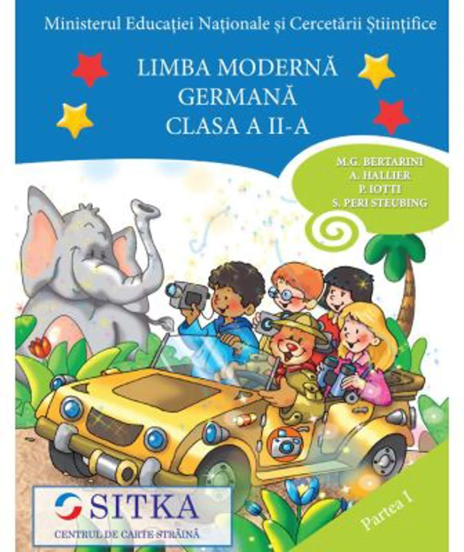 CD AUDIO pentru Limba moderna Germana, Clasa a 2-a Partea 1 + Partea a 2-a - M. G. Bertarini