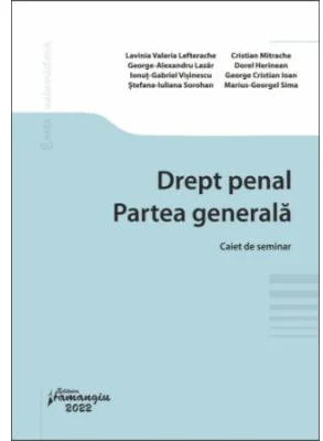 Drept penal. Partea generala. Caiet de seminar
