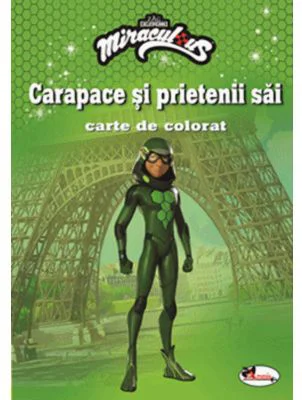 Carapace si prietenii sai. Carte de colorat