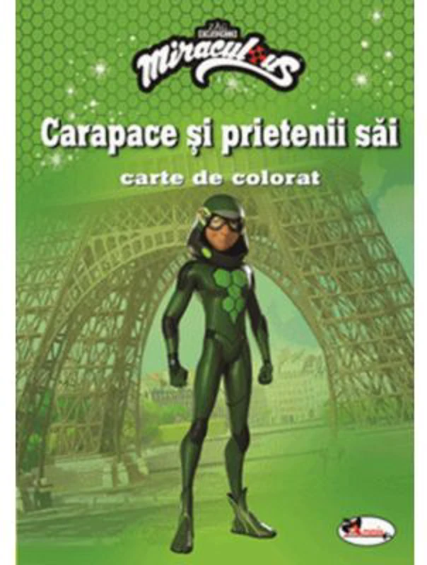 Carapace si prietenii sai. Carte de colorat