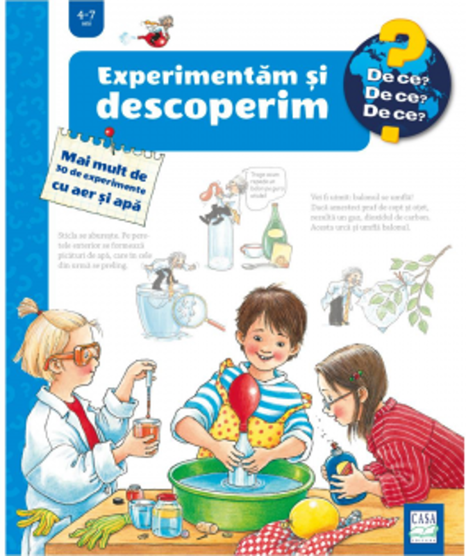 Experimentam si descoperim. Mai mult de 30 de experimente cu aer si apa