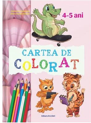 Cartea de colorat 4-5 ani