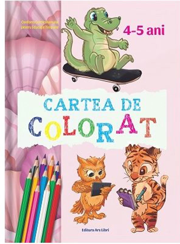 Cartea de colorat 4-5 ani